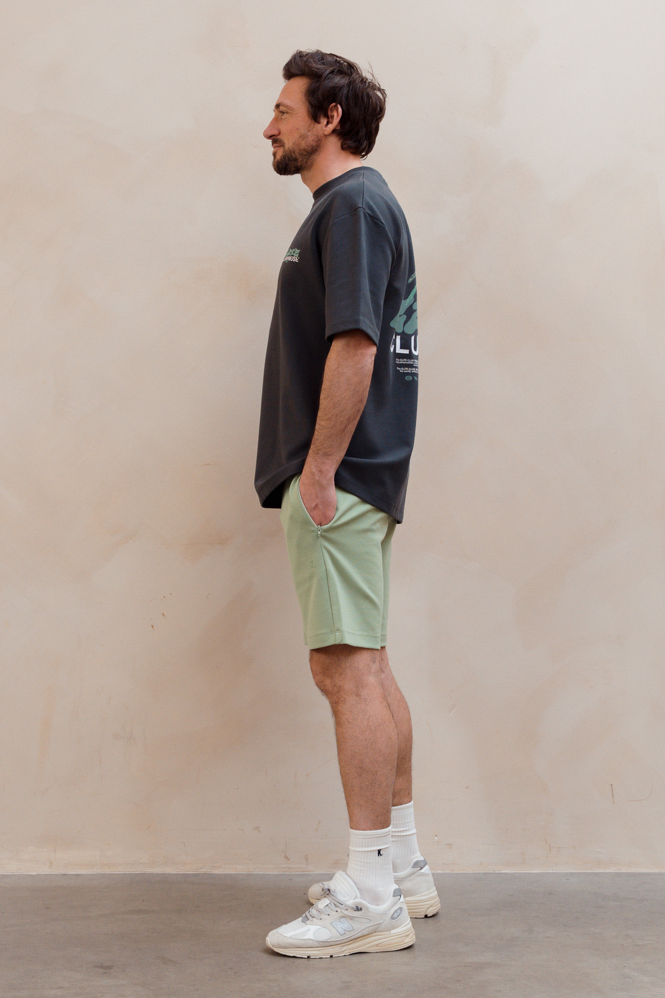 Kultivate Luxury Clubhouse Tee Woodland Grey