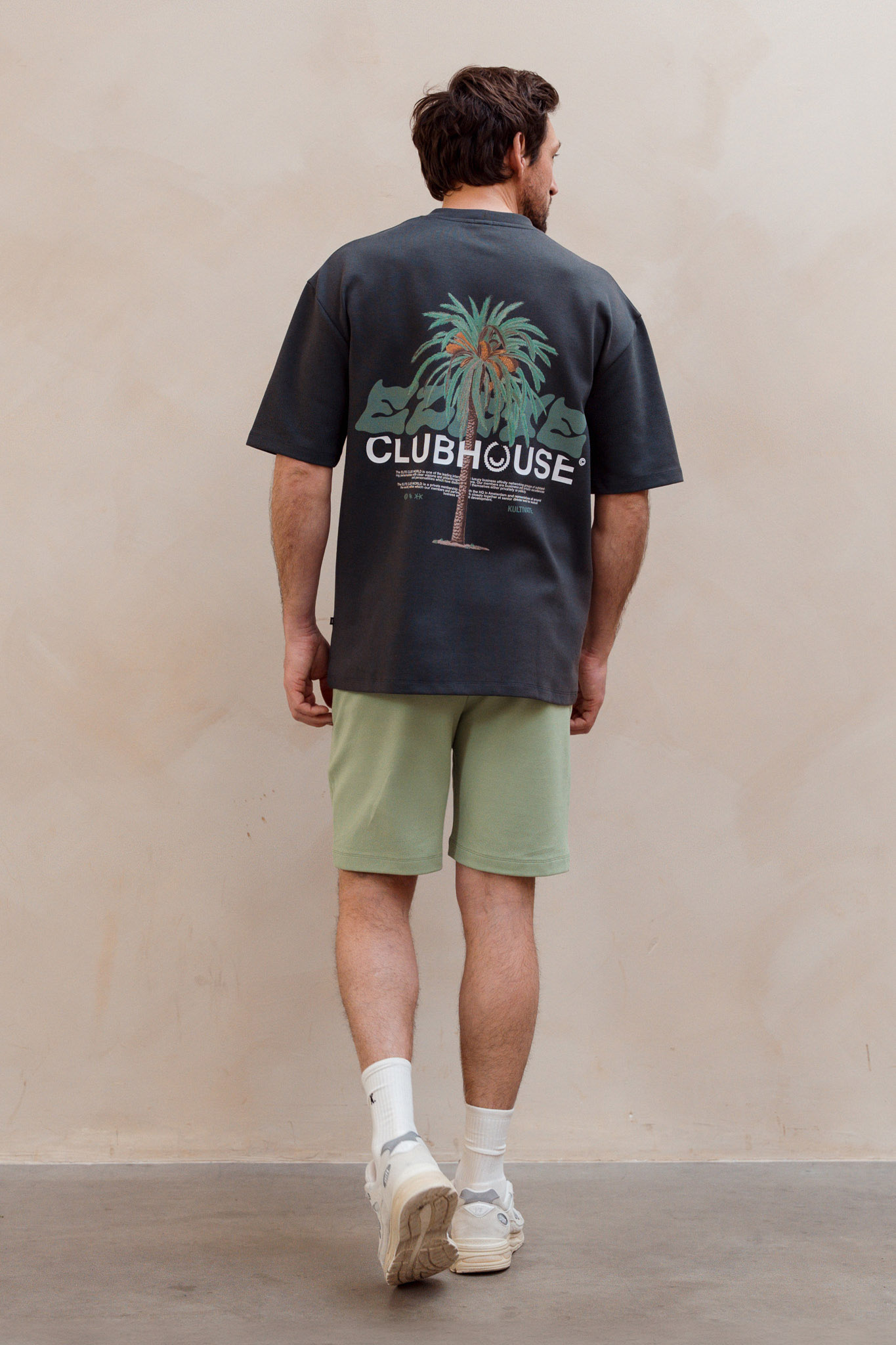 Kultivate Luxury Clubhouse Tee Woodland Grey