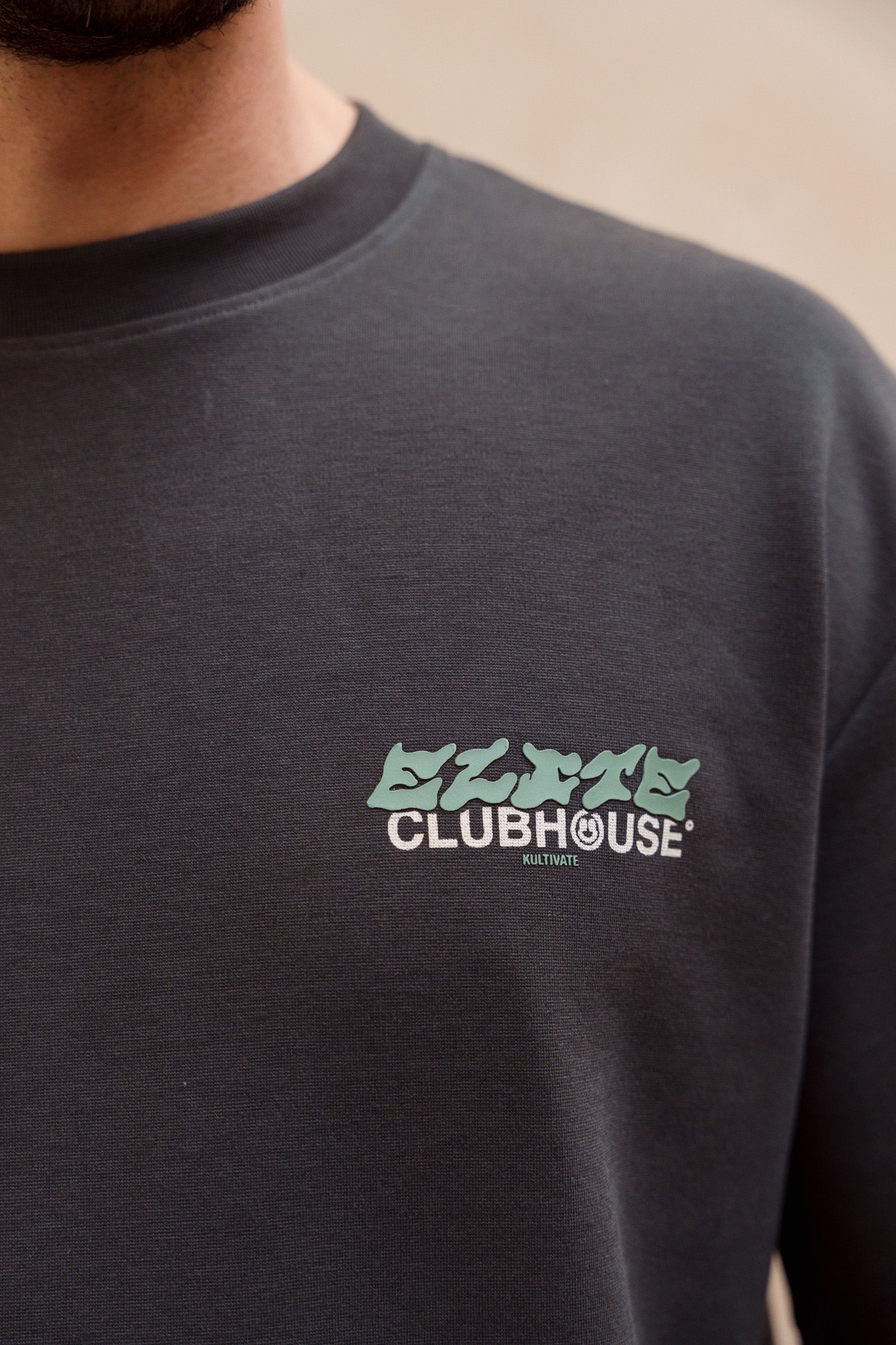 Kultivate Luxury Clubhouse Tee Woodland Grey