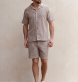 Kultivate Crochet Shirt Whitecap Gray