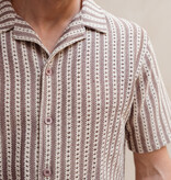 Kultivate Crochet Shirt Whitecap Gray