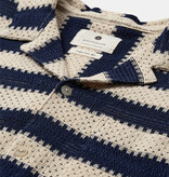 Anerkjendt 902263 Leander Stripe Lace S/S Shirt Tofu