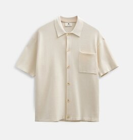 Anerkjendt Vilhelm Needle Rib Knitted Shirt 902192 Tofu
