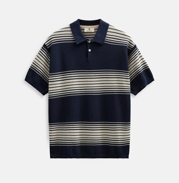 Anerkjendt Seb S/S Polo Knit 902220 Sky Captain