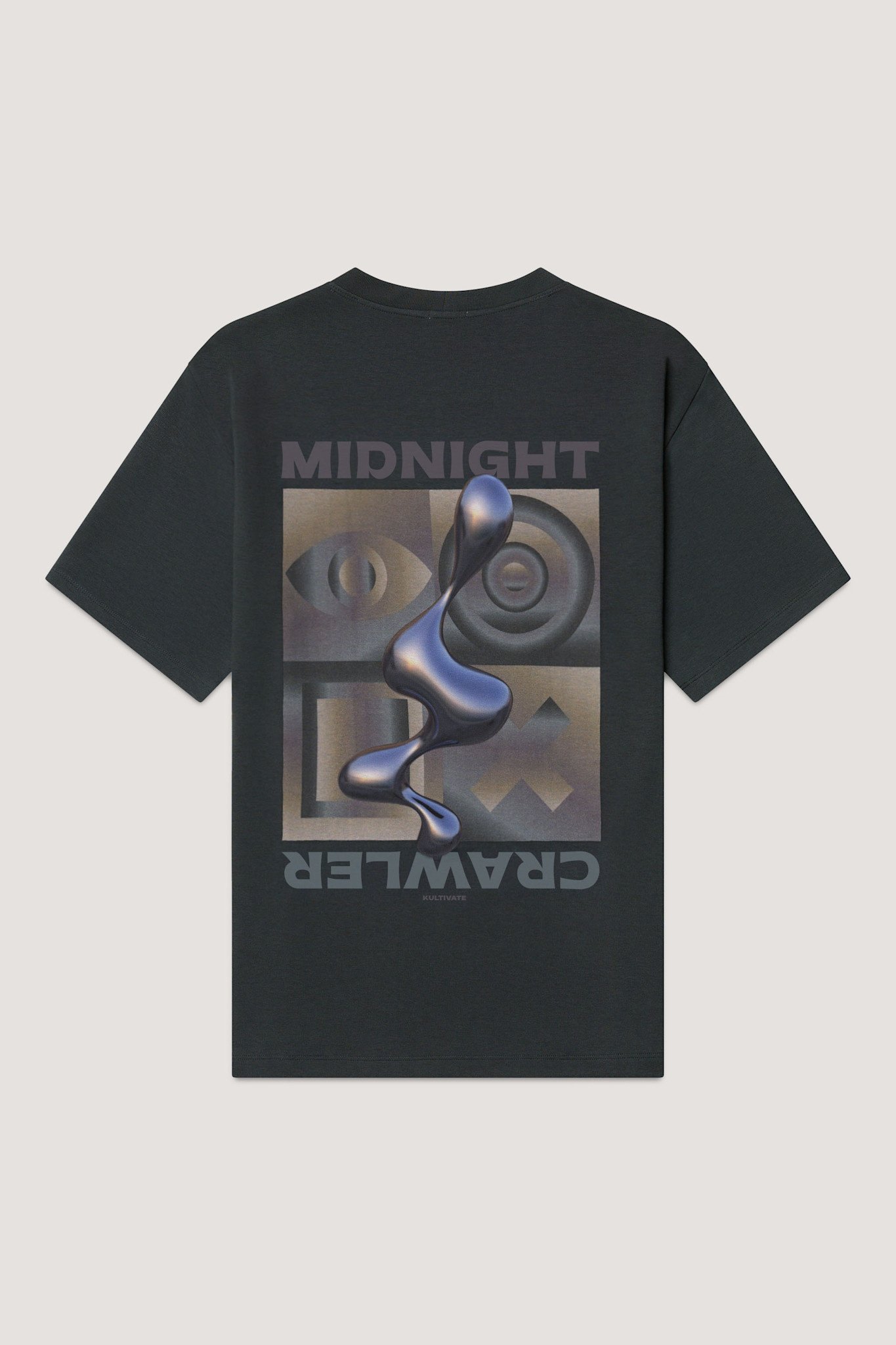 Kultivate Luxury Midnight Tee Woodland Grey