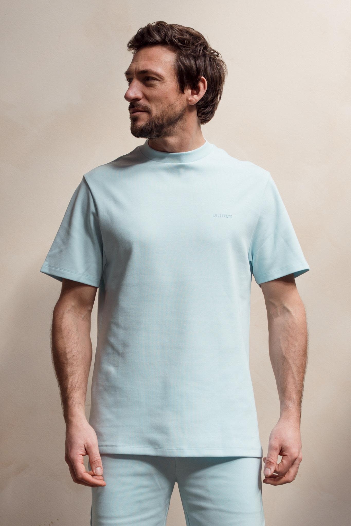 Kultivate Luxury Comfy Tee Blue Glow