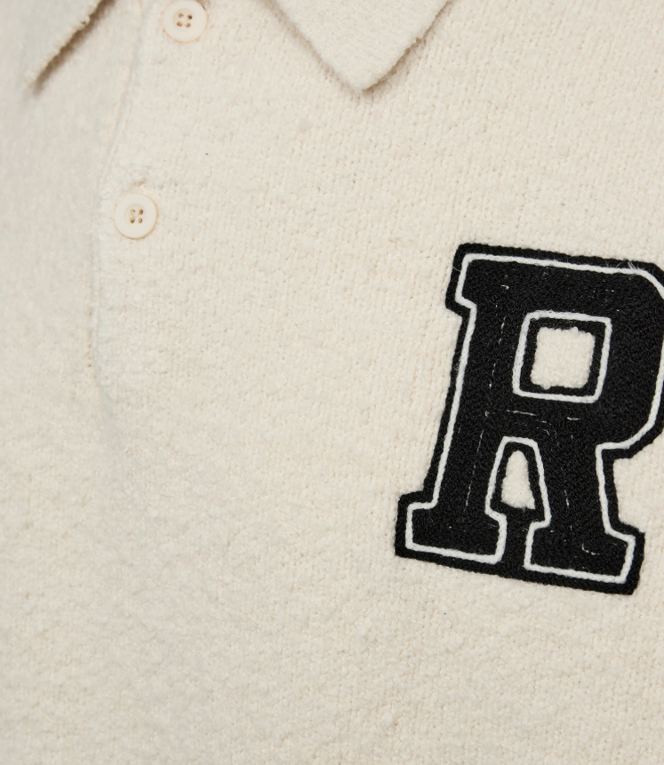 Resterods Eddy LS Polo Sweat Beige