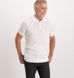 Saint Steve Sietse Knitted Polo White
