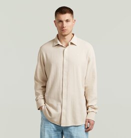 G-Star Clean Regular Shirt L/S Whitebait
