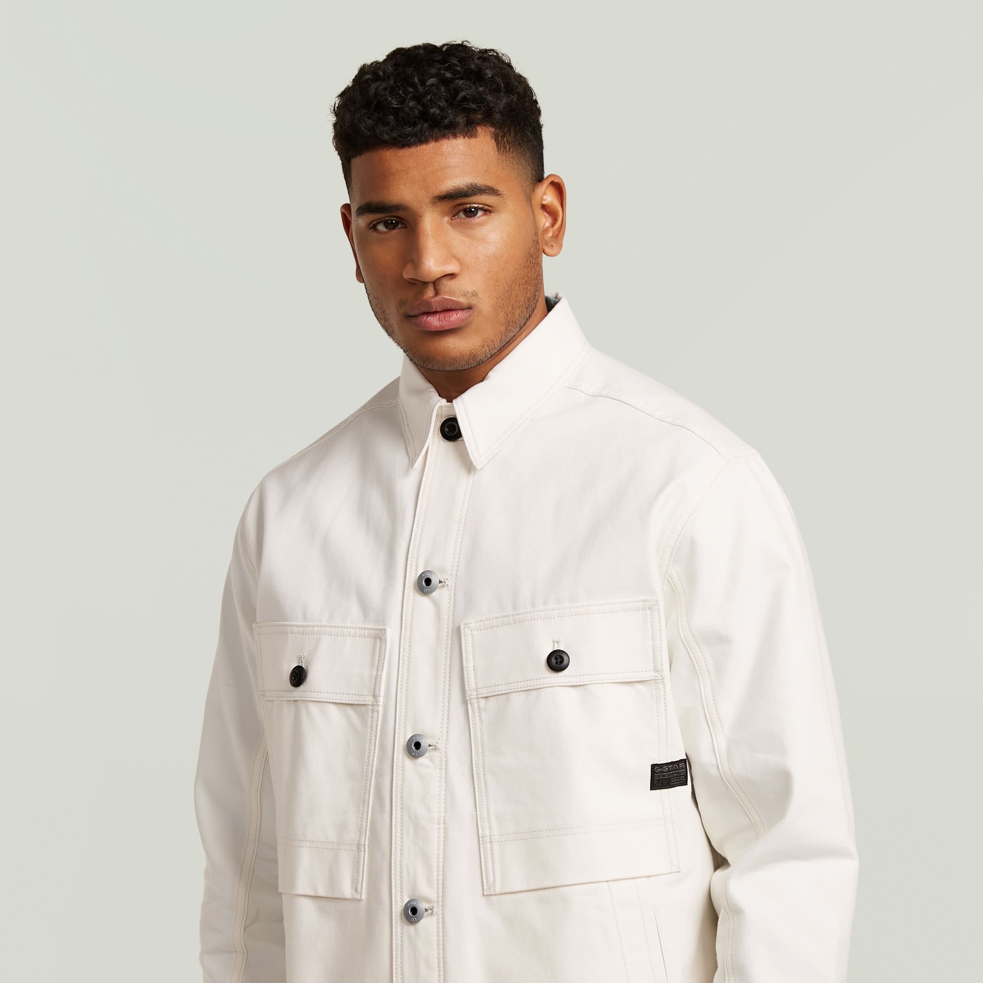 G-Star Mosa Overshirt Ecru