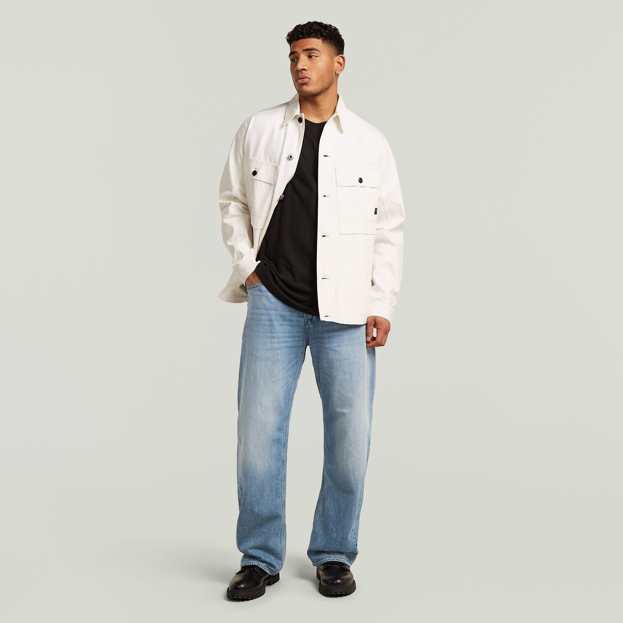 G-Star Mosa Overshirt Ecru