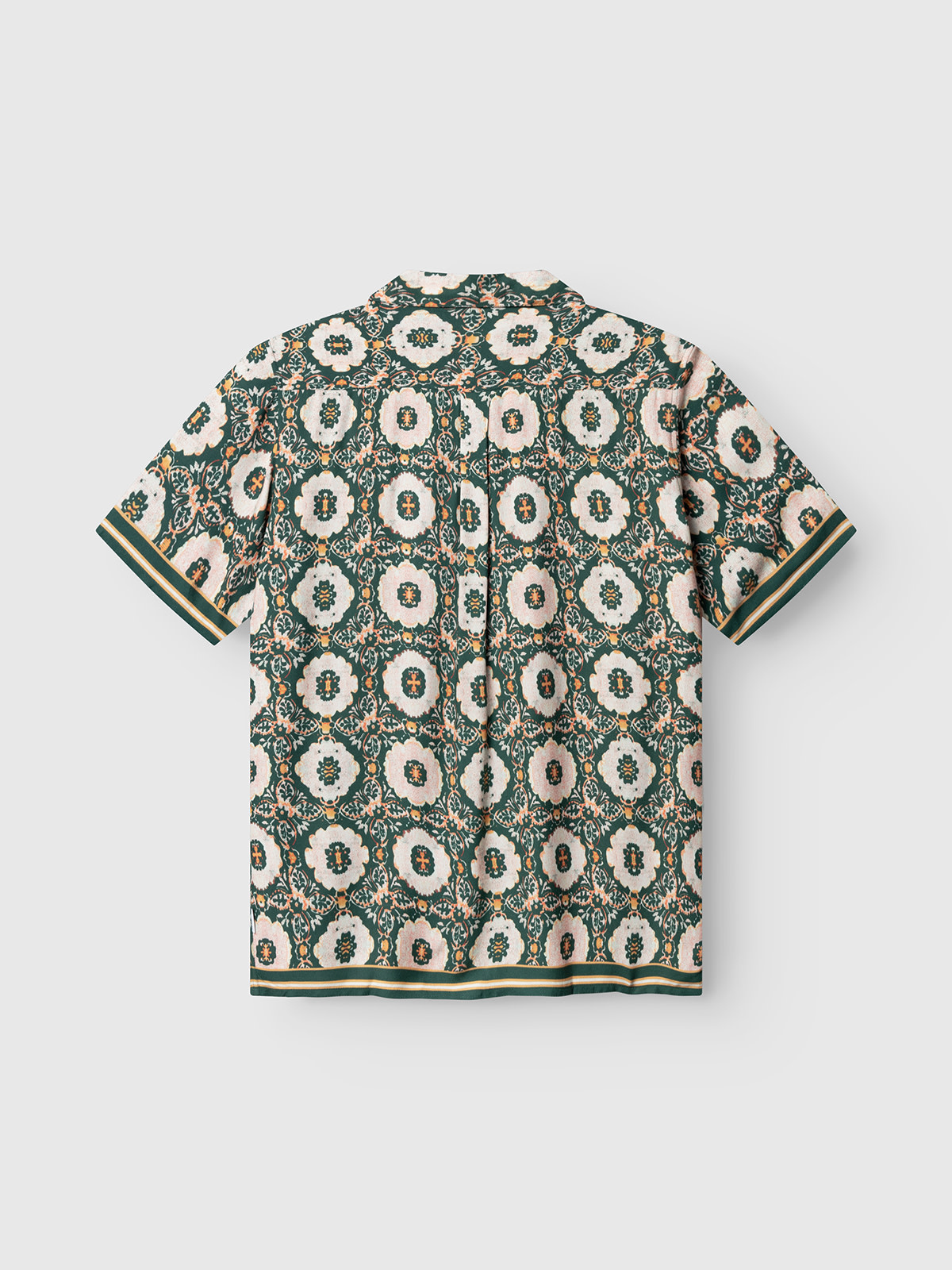 Gabba Sven Resort Oro S/S Shirt 11845 Green Pattern