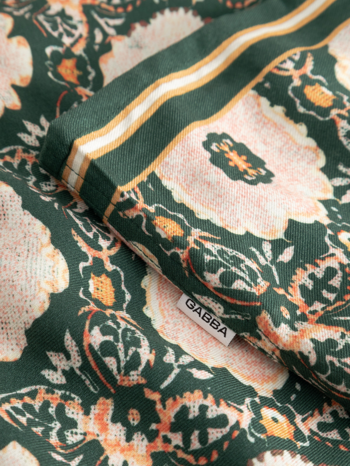 Gabba Sven Resort Oro S/S Shirt 11845 Green Pattern