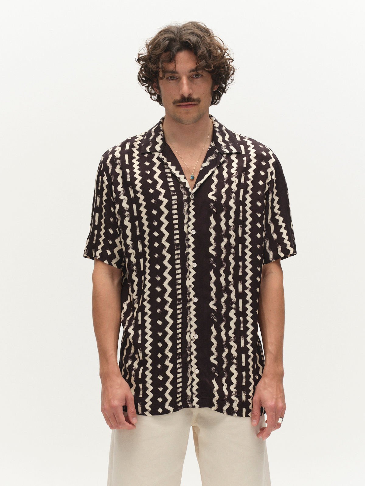 Gabba Sven Resort Oro S/S Shirt 11845 Multi Pattern Black