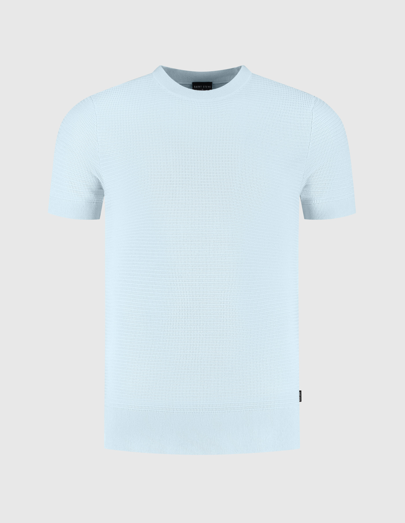 Saint Steve Hein Knitted Shirt Misty Blue