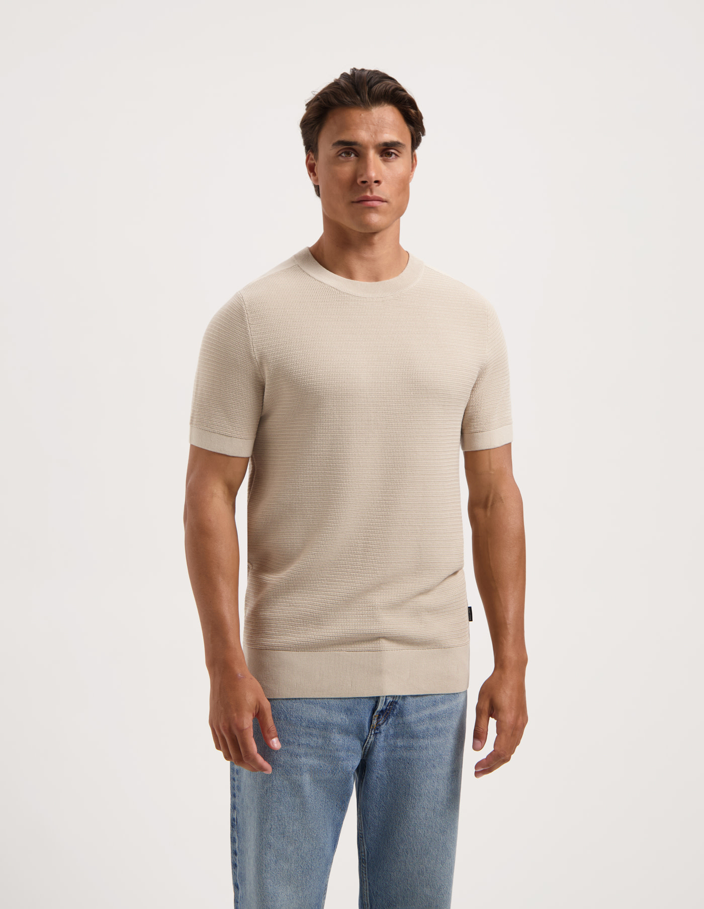 Saint Steve Hein Knitted Shirt Sand