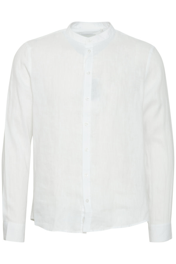 Casual Friday 20504334 Anton L/S Linen Mix Mao 110601 White