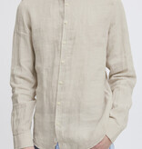 Casual Friday 20504334 Anton L/S Linen Mix Mao 154503 Chateau Gray Melange