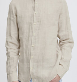 Casual Friday 20504334 Anton L/S Linen Mix Mao 154503 Chateau Gray Melange
