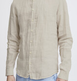 Casual Friday 20504334 Anton L/S Linen Mix Mao 154503 Chateau Gray Melange