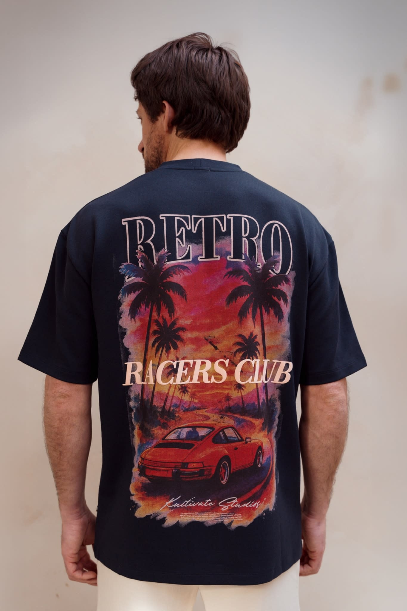 Kultivate Racers Club Tee Dark Navy
