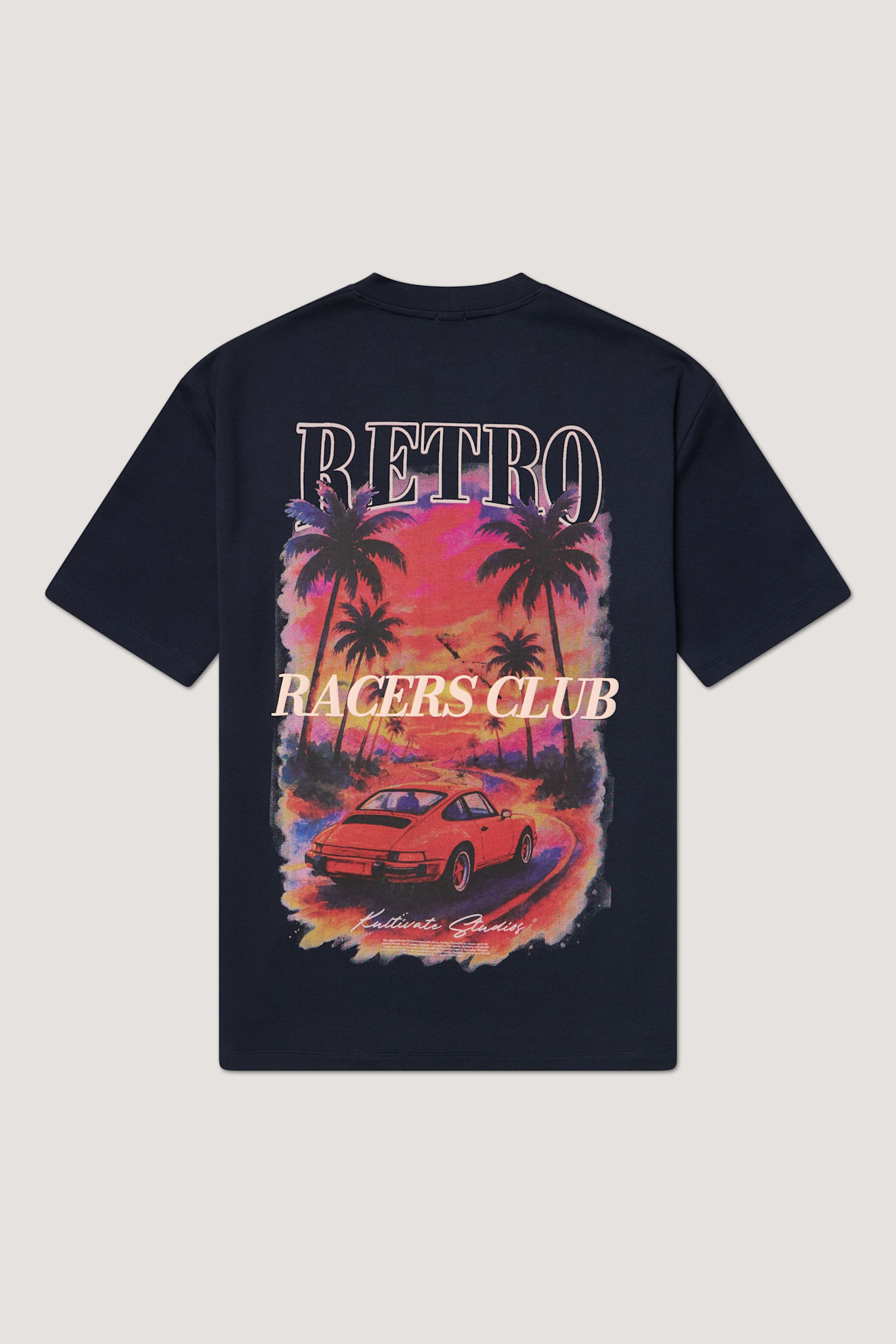 Kultivate Racers Club Tee Dark Navy