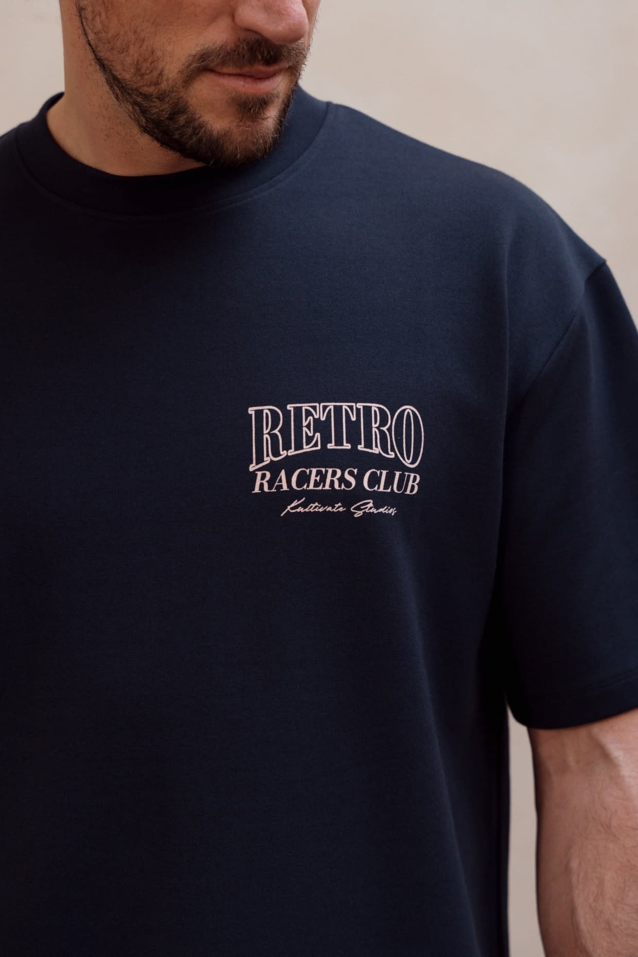 Kultivate Racers Club Tee Dark Navy