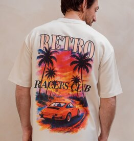 Kultivate Racers Club Tee Moonbeam