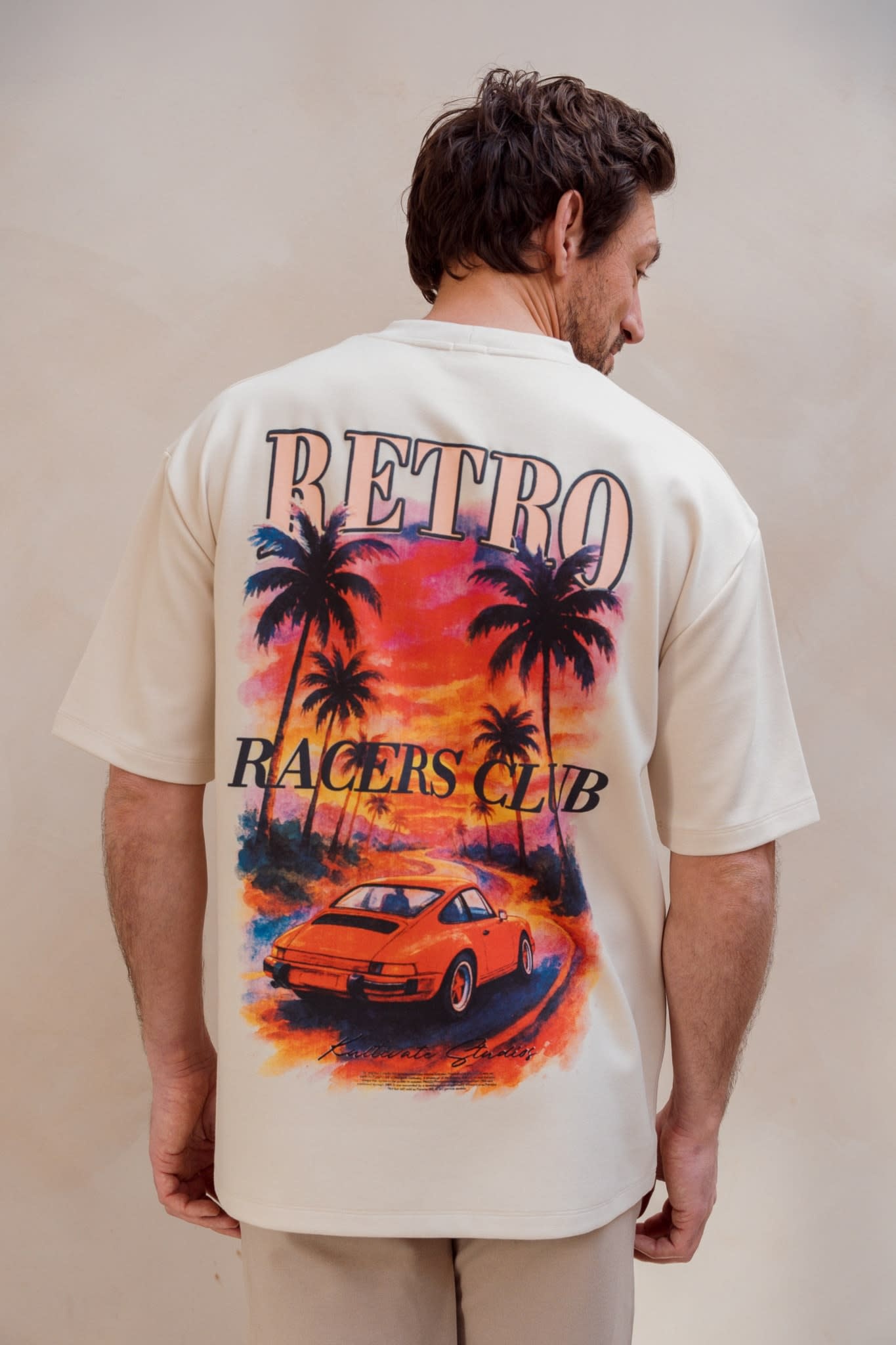 Kultivate Racers Club Tee Moonbeam