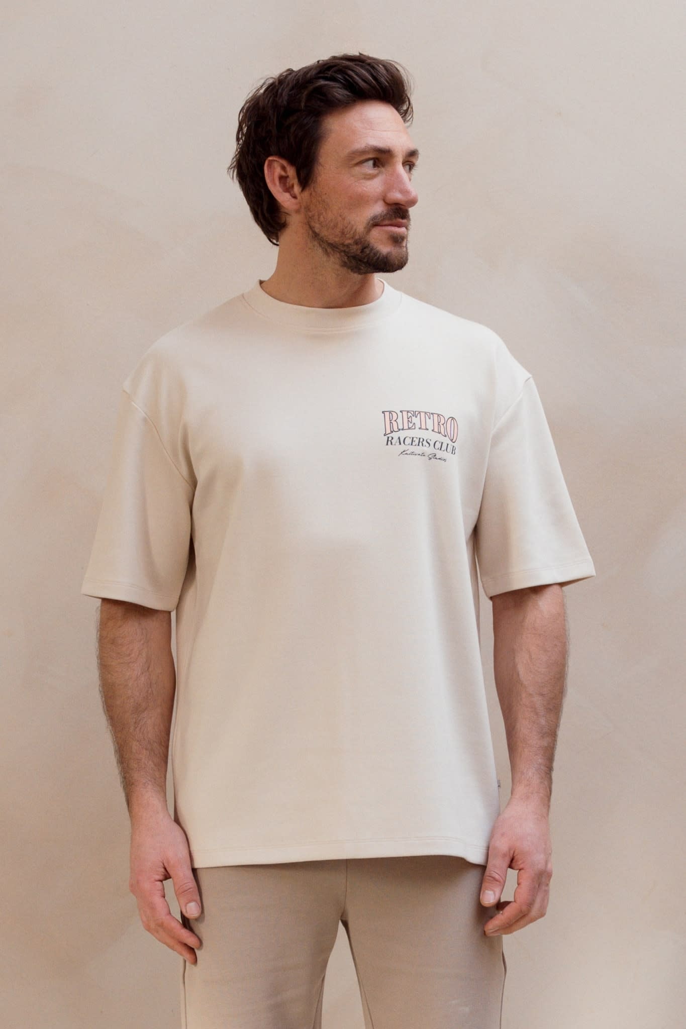 Kultivate Racers Club Tee Moonbeam