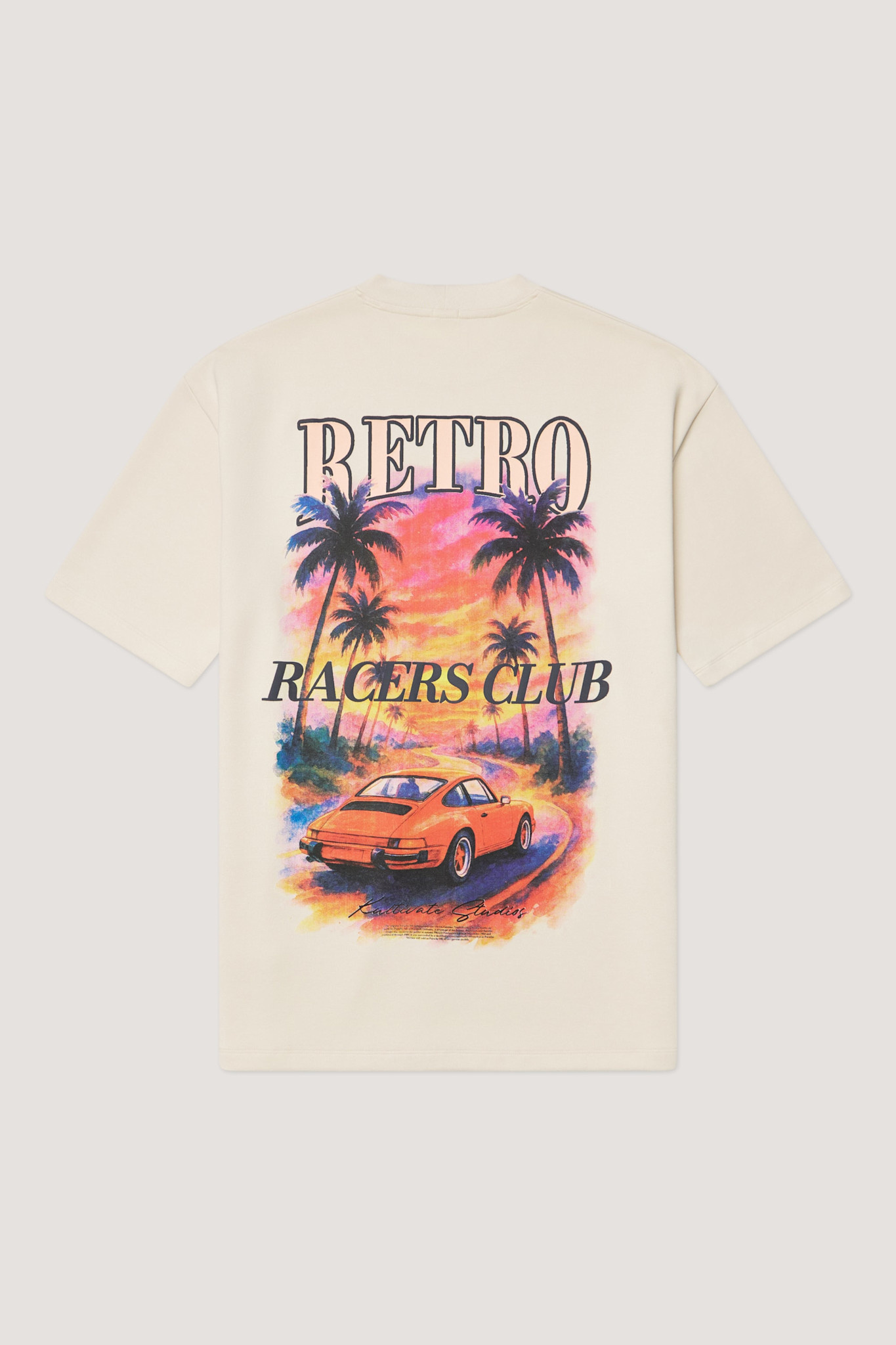 Kultivate Racers Club Tee Moonbeam