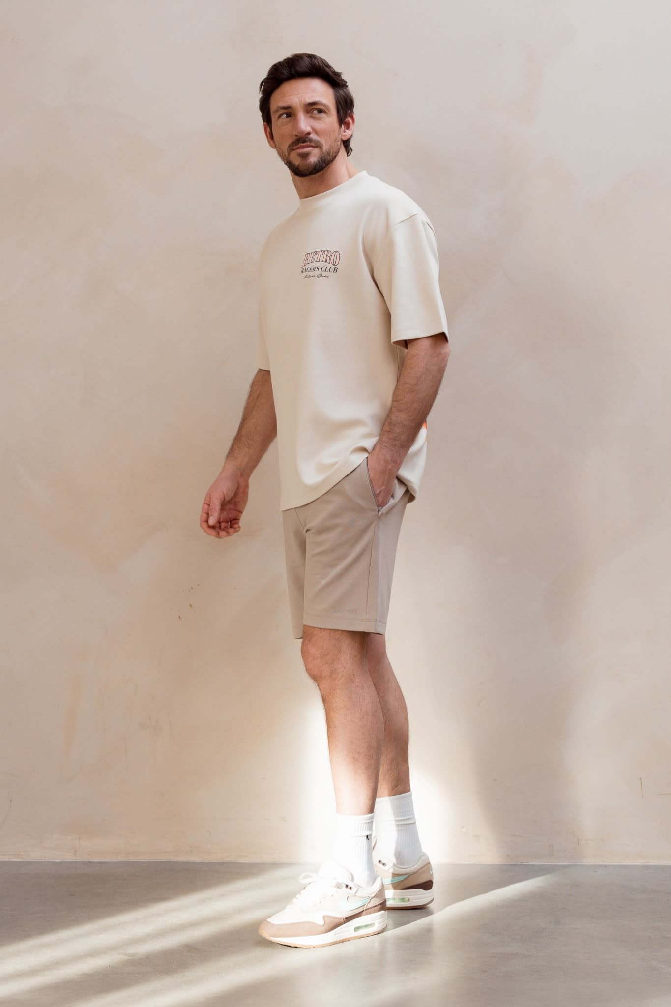 Kultivate Racers Club Tee Moonbeam