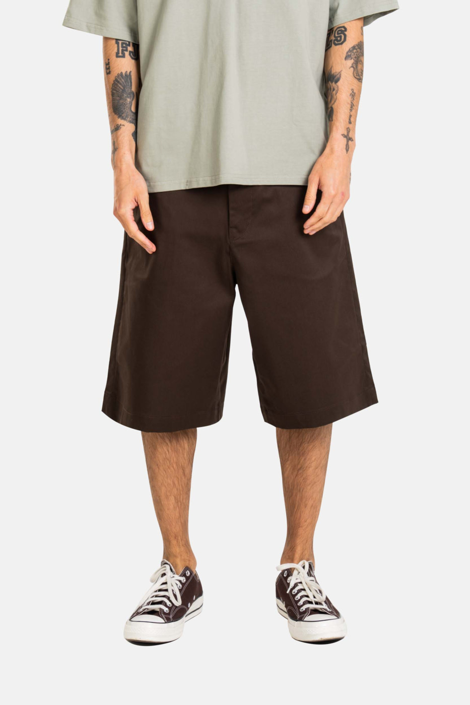 Reell Loose Flex Chino Short PC Chocolate Brown