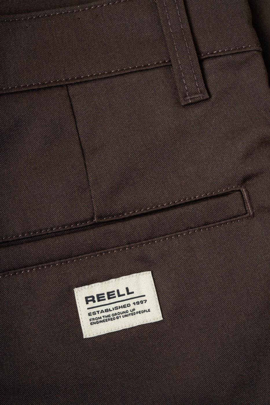 Reell Loose Flex Chino Short PC Chocolate Brown
