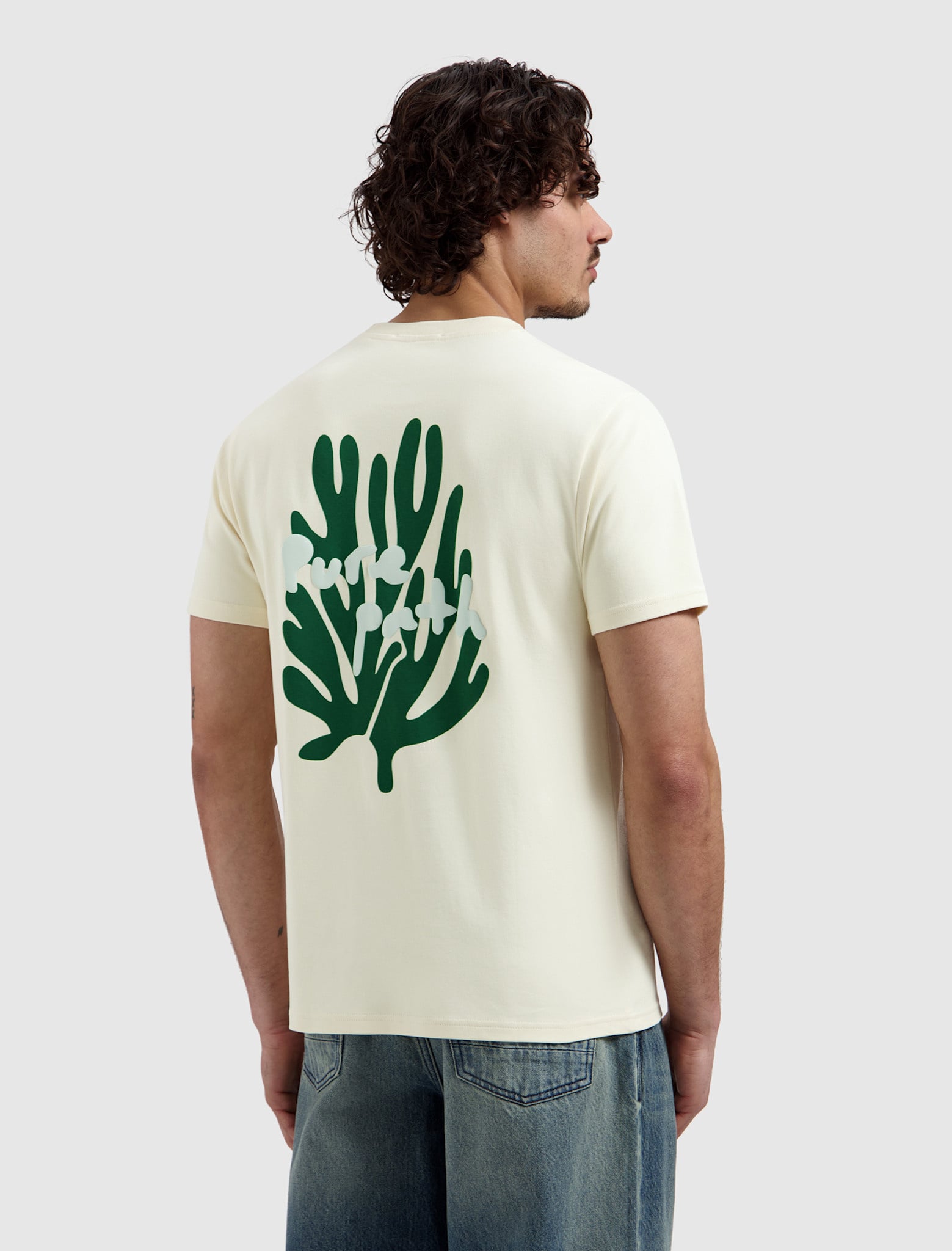 Pure Path 26020103 Coral Reef Tee Ecru