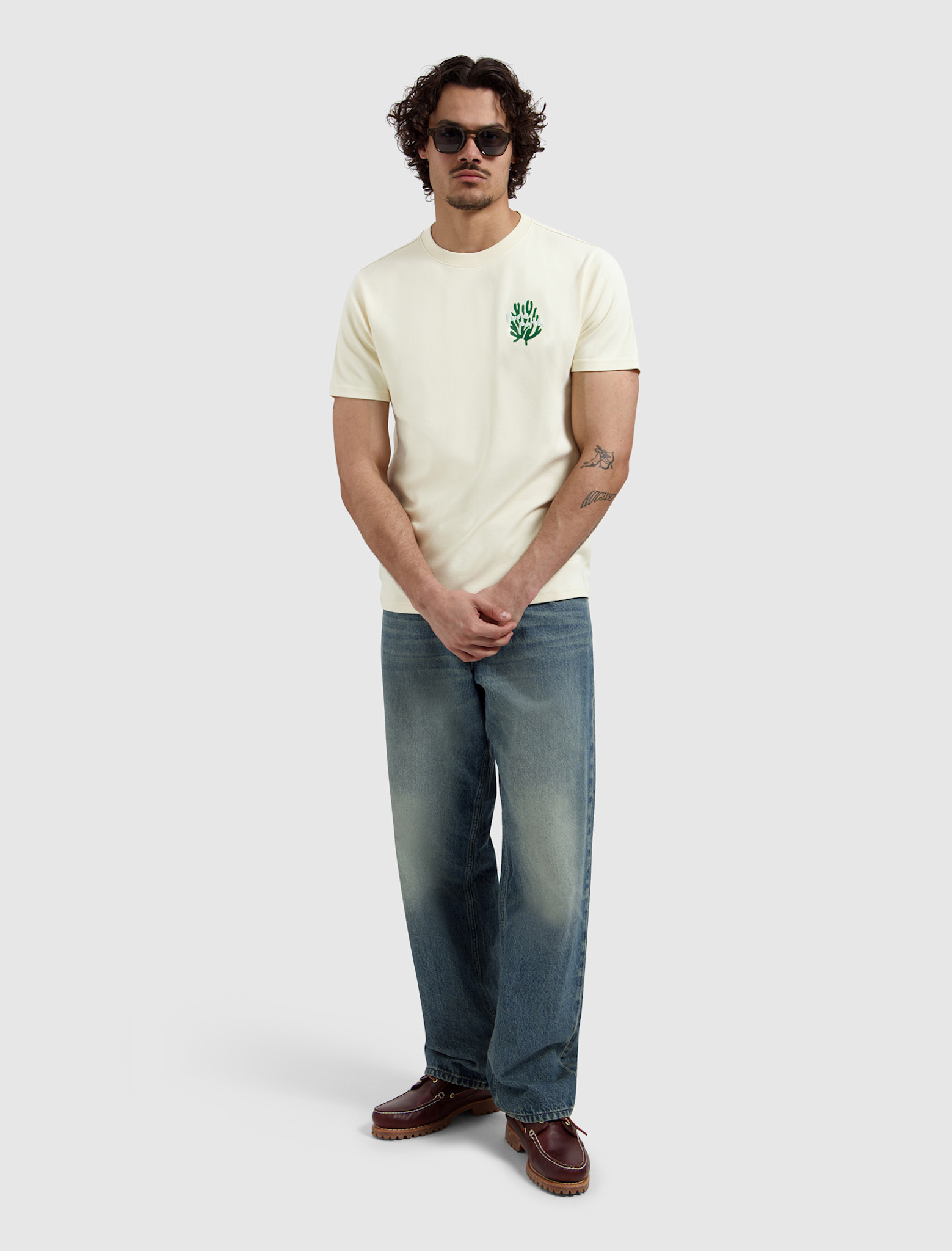 Pure Path 26020103 Coral Reef Tee Ecru