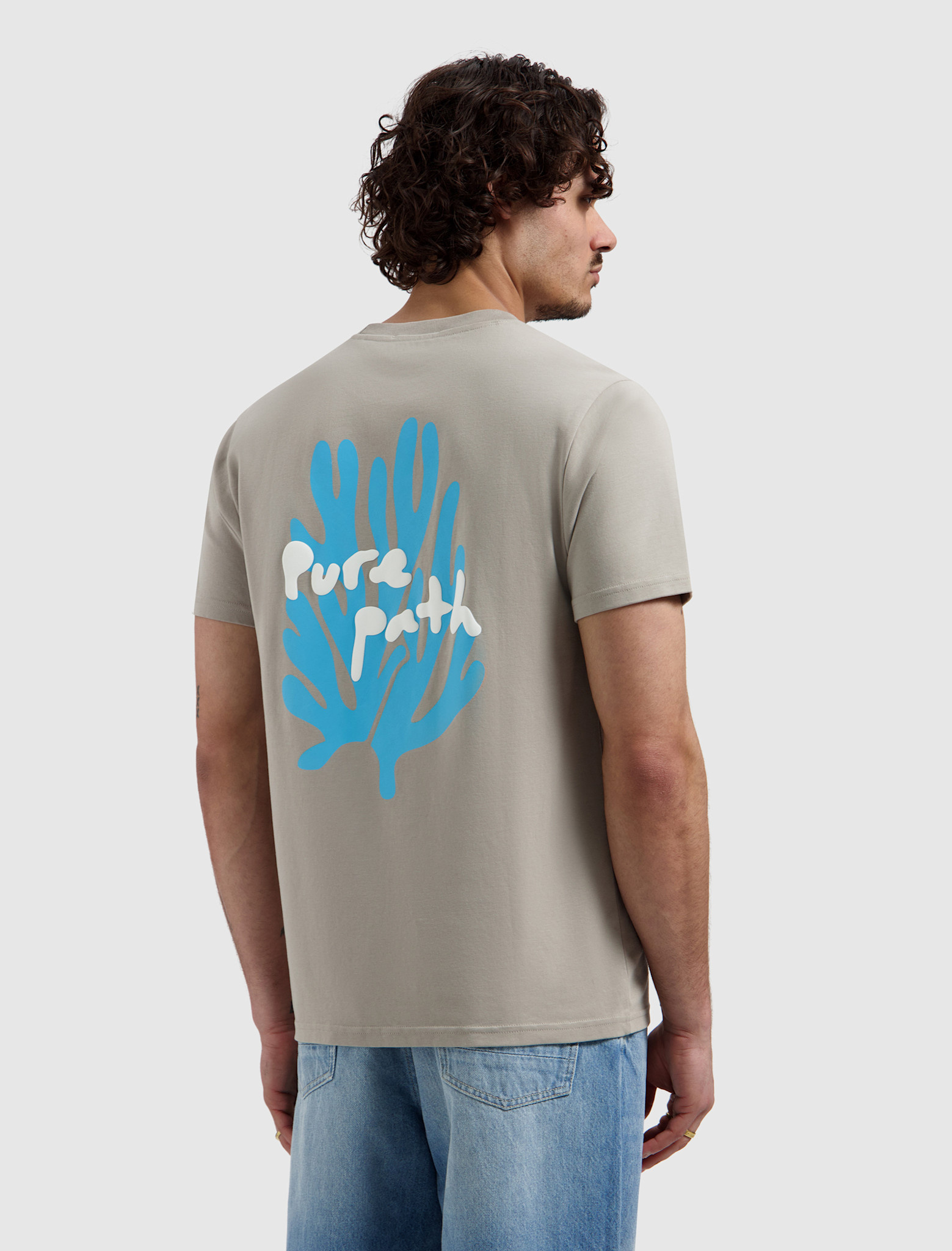 Pure Path 26020103 Coral Reef Tee Taupe