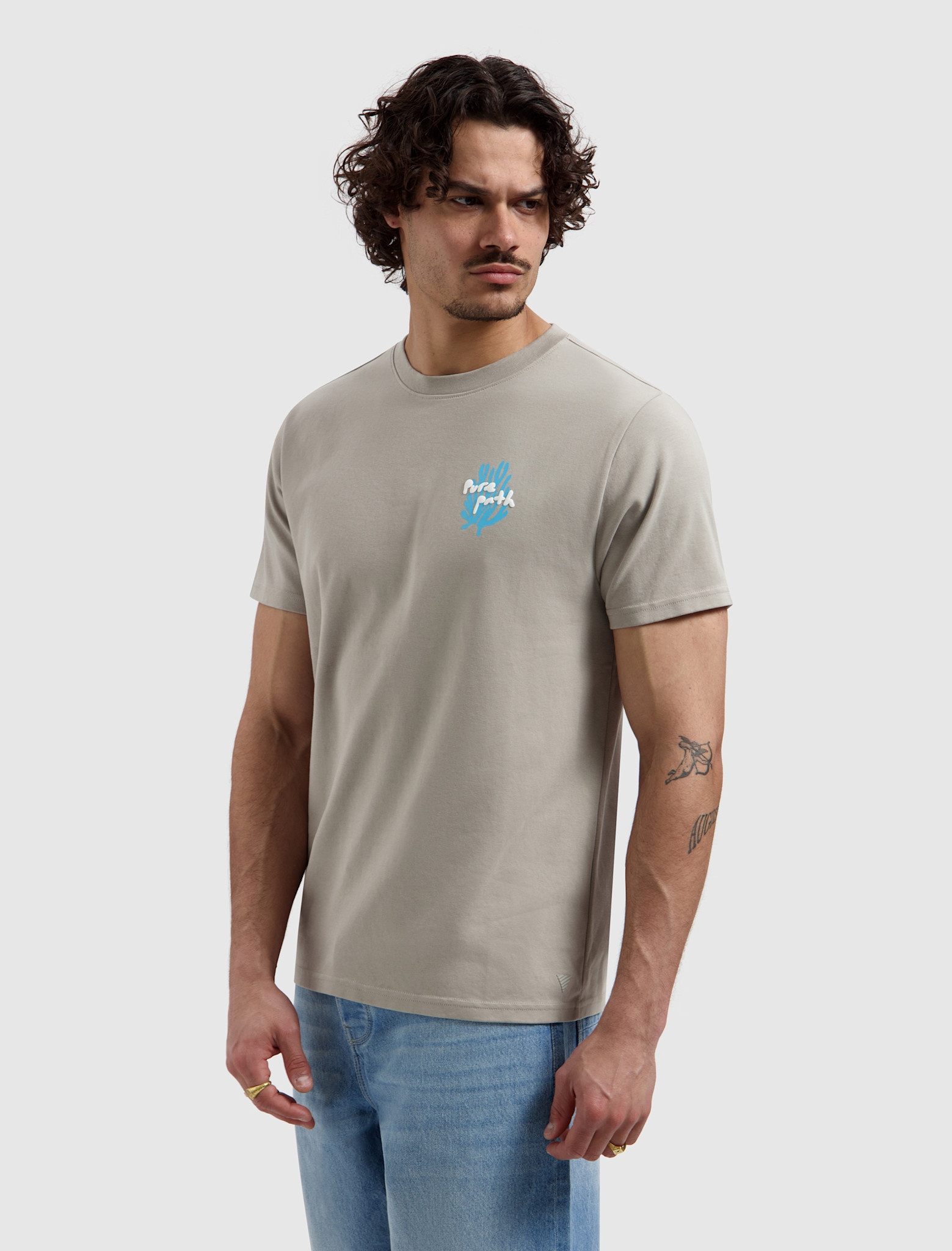 Pure Path 26020103 Coral Reef Tee Taupe