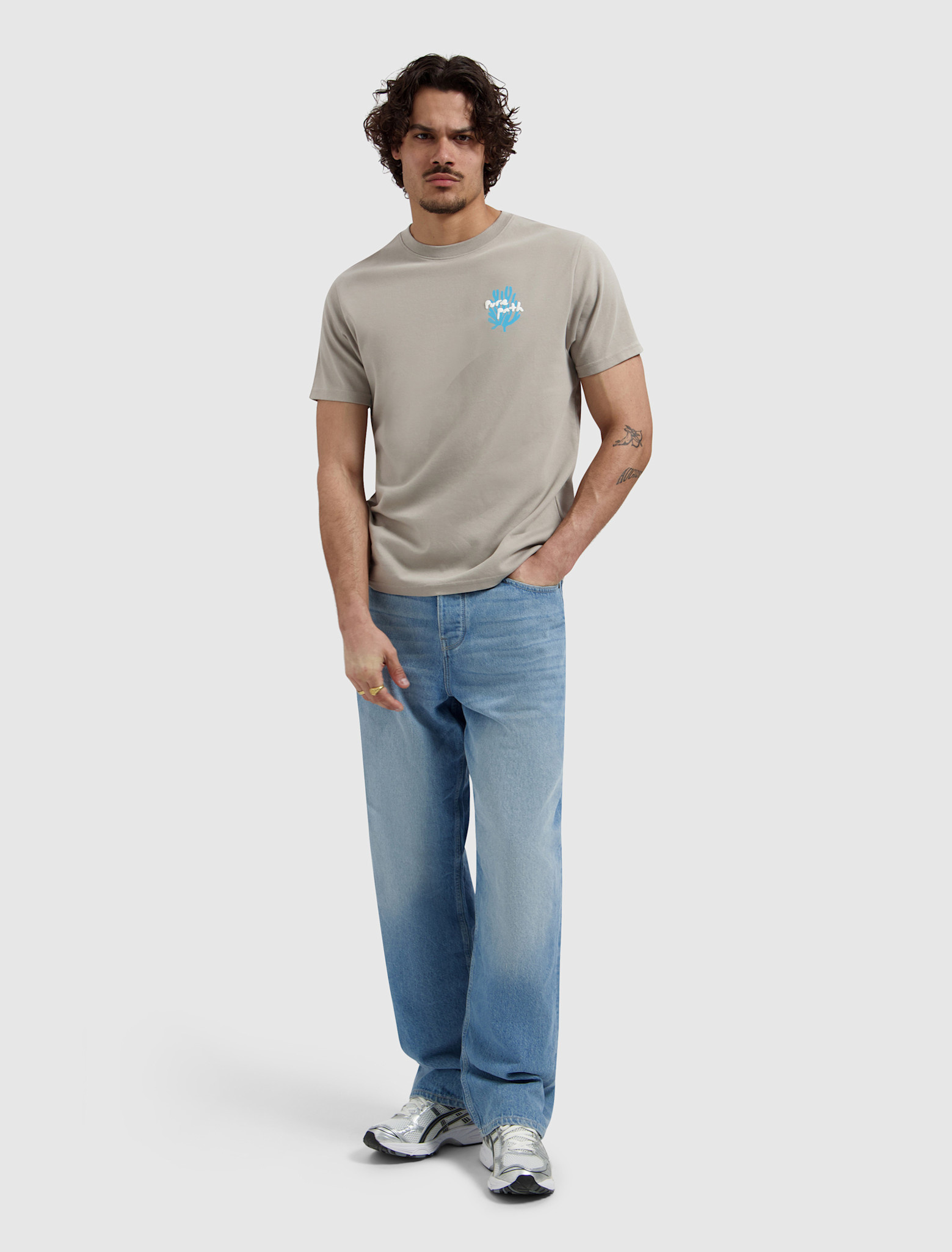 Pure Path 26020103 Coral Reef Tee Taupe