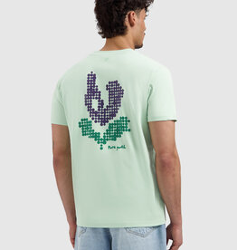 Pure Path 26020106 Pixel Flower Tee Light Green