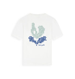 Pure Path 26020106 Pixel Flower Tee Off White