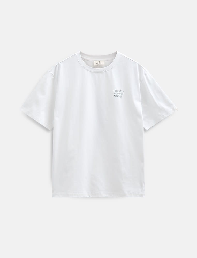 Anerkjendt Villads Have A Nice Day 902484 Tee Bright White