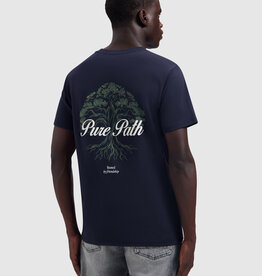 Pure Path 26030102 Rooted Tree Tee Dark Navy