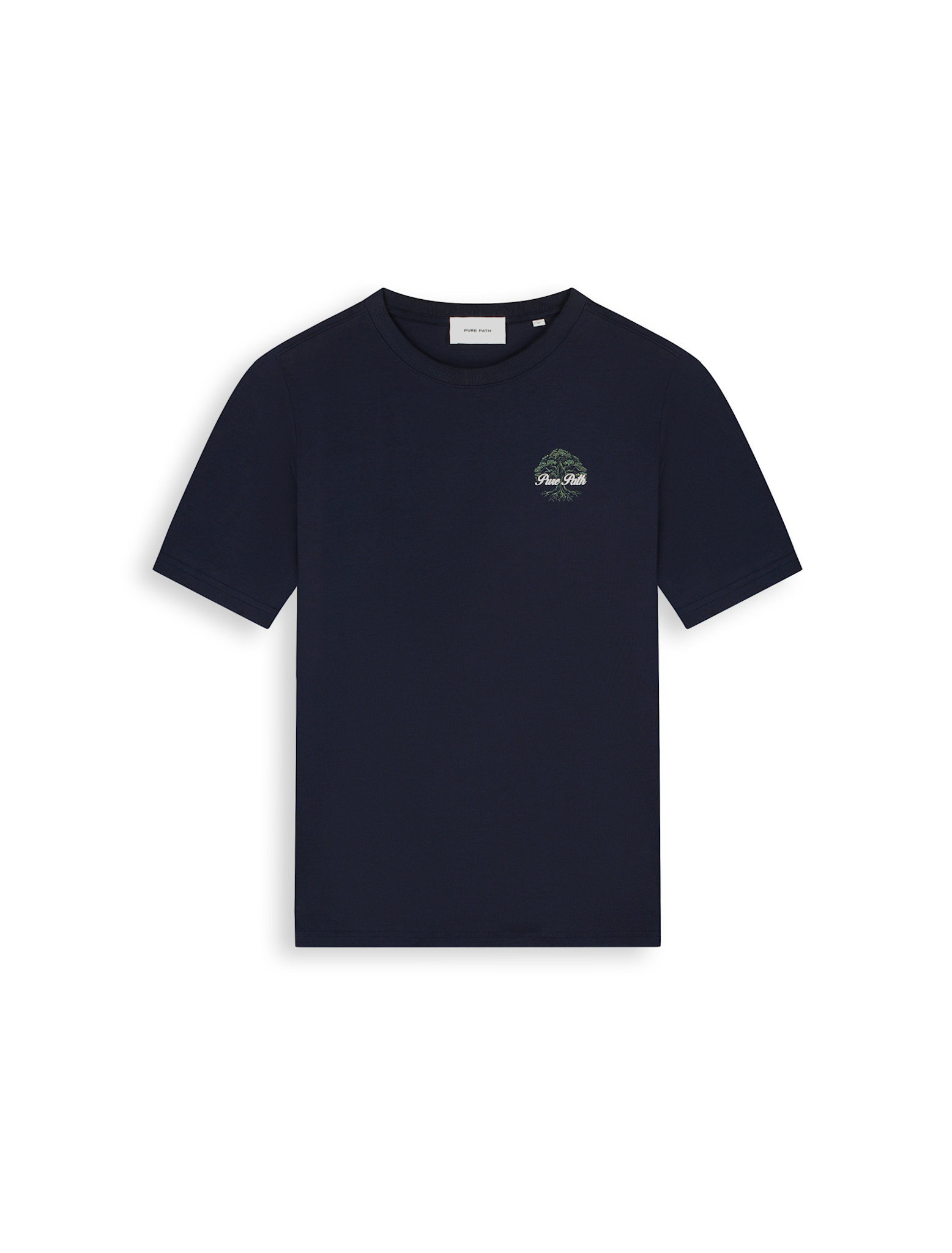 Pure Path 26030102 Rooted Tree Tee Dark Navy