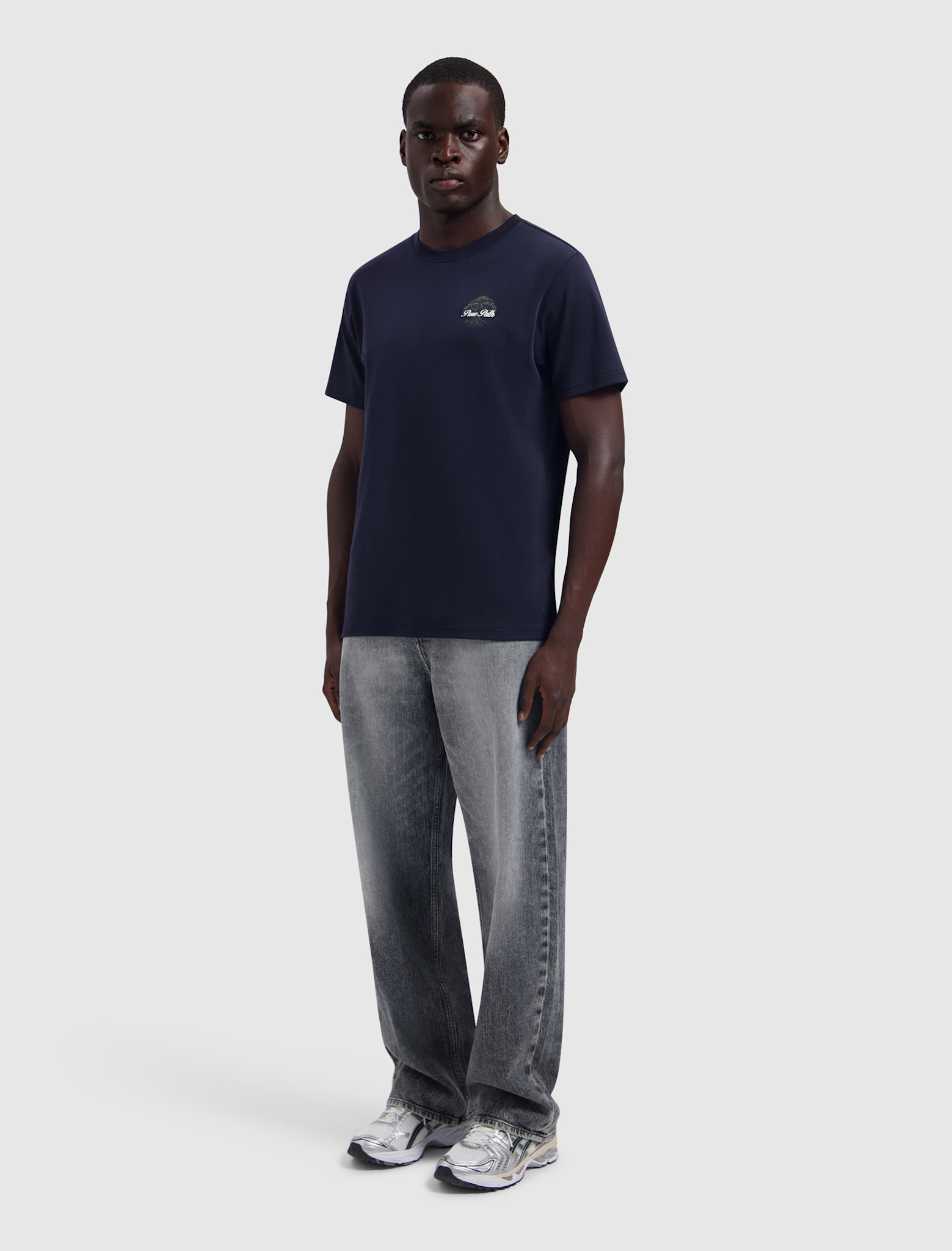 Pure Path 26030102 Rooted Tree Tee Dark Navy