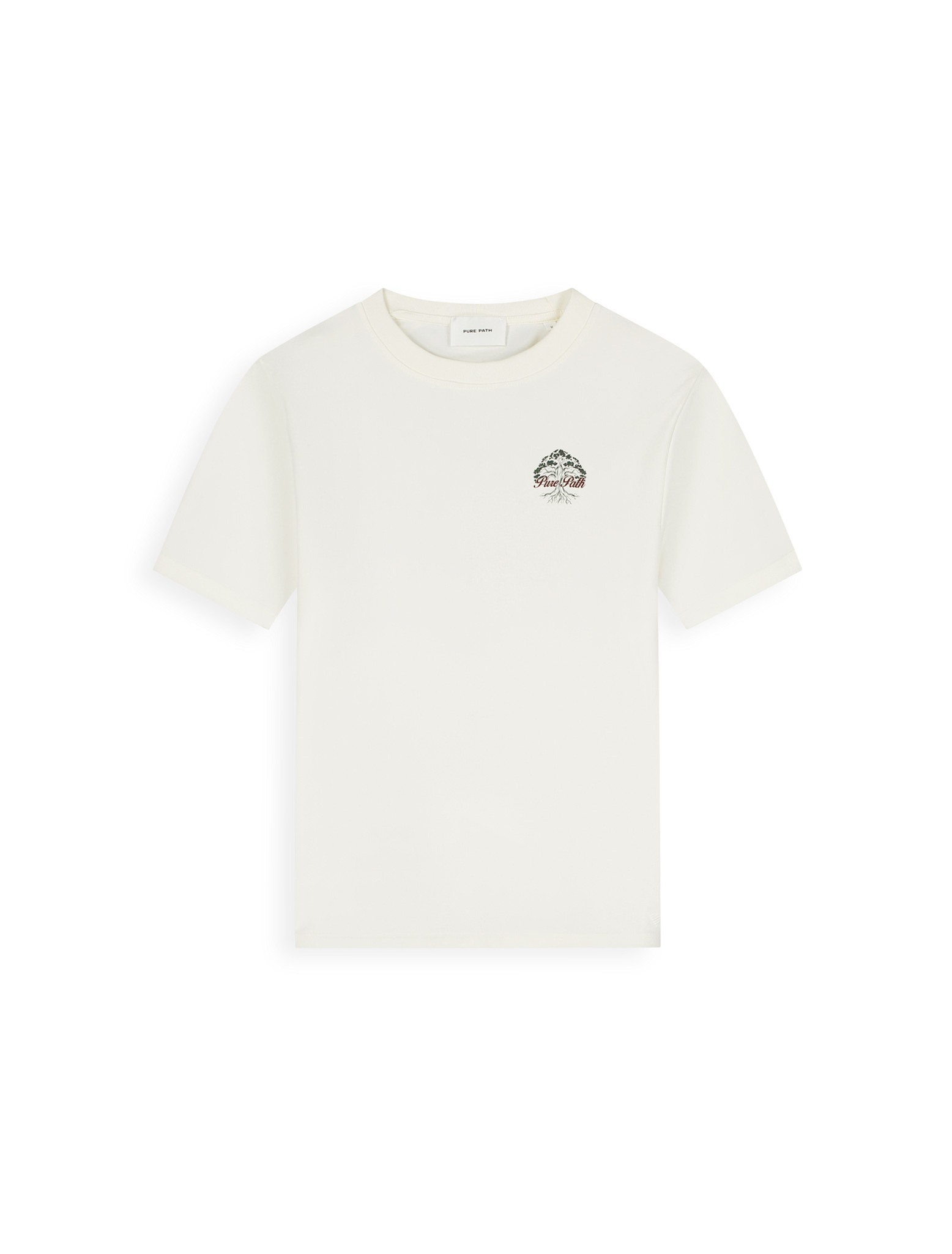 Pure Path 26030102 Rooted Tree Tee Ecru