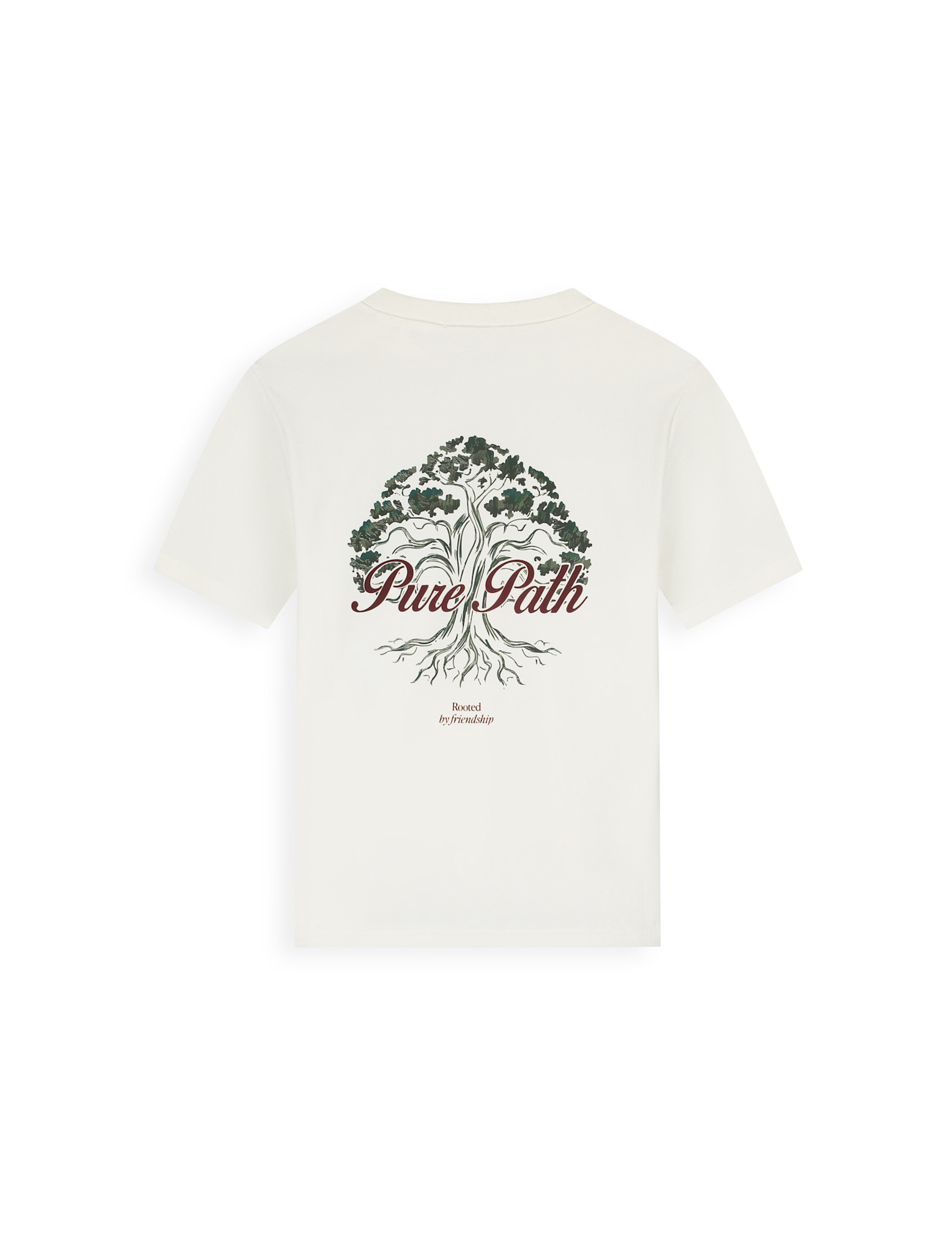 Pure Path 26030102 Rooted Tree Tee Ecru