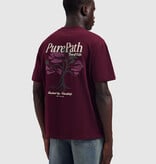 Pure Path 26030110 Tree Of Life Tee Wine Red