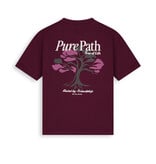 Pure Path 26030110 Tree Of Life Tee Wine Red