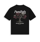 Pure Path 26030110 Tree Of Life Tee Black